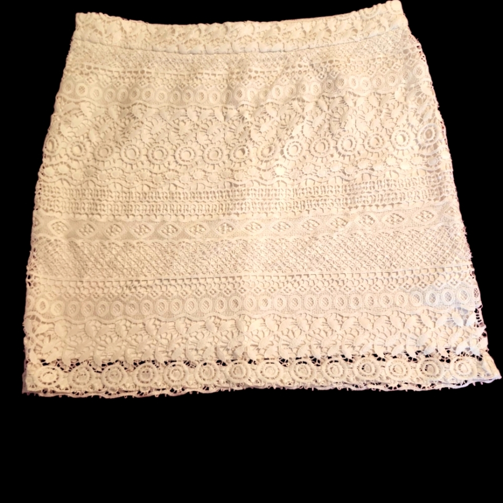 VENUS Lace Lined Stretch Skirt